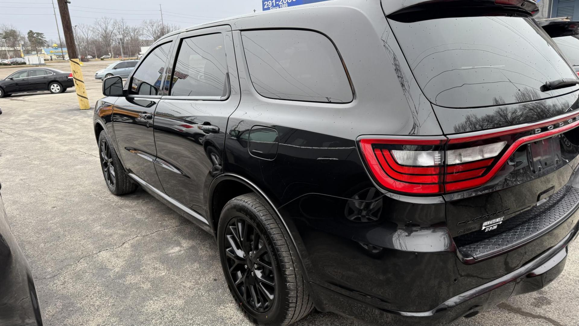 2015 BLACK /BLACK Dodge Durango Limited AWD (1C4RDJDG2FC) with an 3.6L V6 DOHC 24V engine, 8-Speed Automatic transmission, located at 2710A Westlane Rd., Indianapolis, IN, 46268, (317) 291-2000, 39.885670, -86.208160 - Photo#4