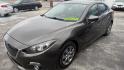 2015 DARK GRAY /GRAY Mazda MAZDA3 i Sport AT 4-Door (JM1BM1U77F1) with an 2.0L L4 DOHC 16V engine, 6-Speed Automatic transmission, located at 2710A Westlane Rd., Indianapolis, IN, 46268, (317) 291-2000, 39.885670, -86.208160 - Photo#1