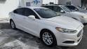 2014 WHITE /BLACK Ford Fusion SE (3FA6P0H75ER) with an 2.5L L4 DOHC 16V engine, 6-Speed Automatic transmission, located at 2710A Westlane Rd., Indianapolis, IN, 46268, (317) 291-2000, 39.885670, -86.208160 - Photo#0